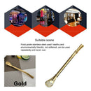 6 Pieces Smooth Stainless Steel Yerba Mate Tea Bombilla Straws Filtered Spo S6E7