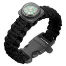 550  Survival Bracelet Compass Paracord Parachute Braiding Compass Whistle