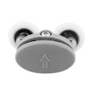 4x Twin Shower Glass Door Top / Bottom Rollers Runners Wheels Pulleys 23mm