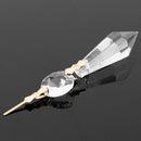 10x Chandelier Clear Artificial Crystal Lamp Prism Hanging Drop Pendant Set L9J2