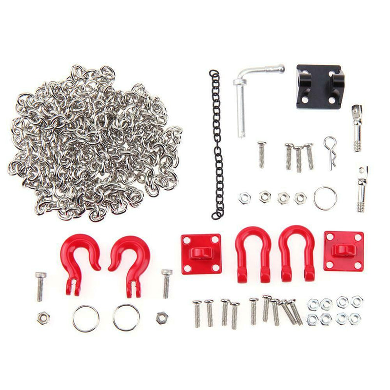 3pcs Metal Lock Catch Chain RC Car Crawler Accessories for Traxxas Redcat