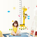 Giraffe Kids Height Measure Wall Stickers PVC Boy Girl Growth Chart 1 Pcs Z