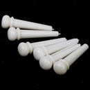 6 Pack Acoustic Guitar Bridge Pins for Guitar Parts Accessories