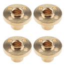 4x Brass T8 Screw Nut Trapezoidal For 8mm T8 Lead Threaded Rod Linear Rail