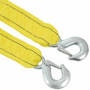 4M Heavy Duty 5 Ton Car Tow Cable Towing Pull Rope Strap Hooks Van Road Rec