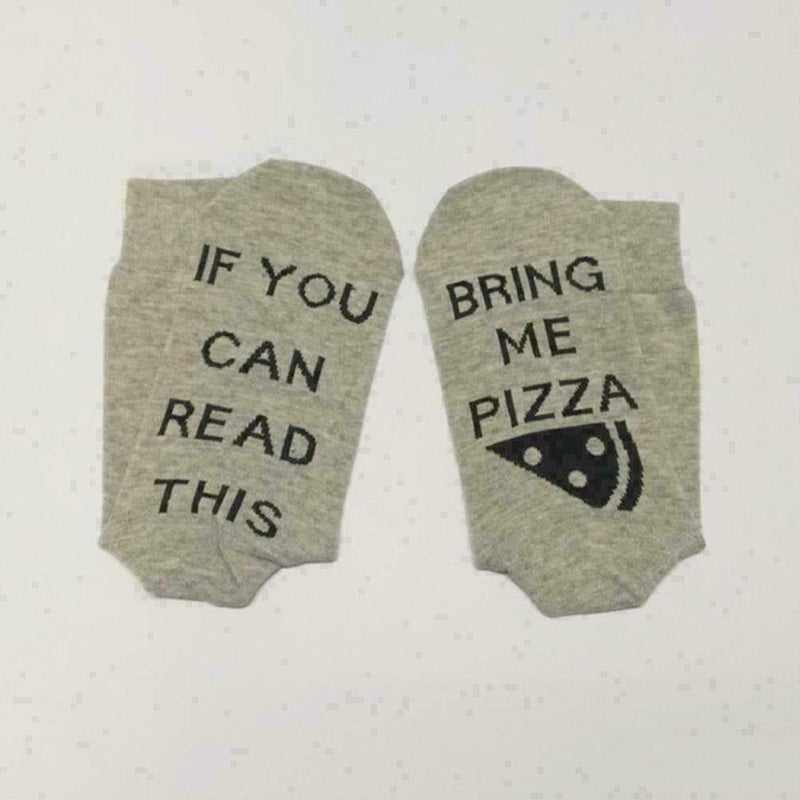Men Women Letter "If You can read this Bring Me A Beer Sock "Printed Funny W7F4