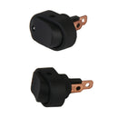 Pair Red And White Led Dot Light 12V Car Auto Boat ON/OFF Toggle SPST Switch