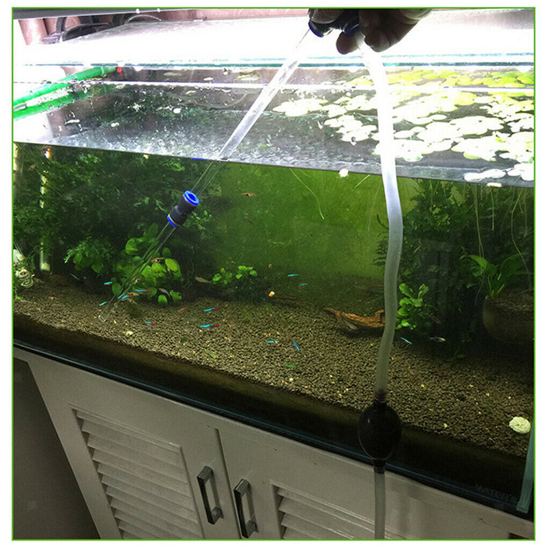 Fish Tank Aquarium Gravel Filter Cleaner Water Changer Pump