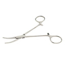 Dog Ear Cleaning Pliers Hair Clamp Tweezers Pet Hemostat Forceps Curved