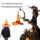 Halloween Witch Hat String Decoration 36Fairy LED Light Waterproof Battery Power