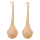 2x 15inch Long Sauna Water Dipper Ladle, Wooden Handle, Sauna Accessories
