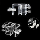 Clear Acrylic Aquarium Fish Tank Water Hose Pipe Fixing Clip Tube Clamp Holder