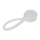 Magnet Earphone Cord Winder Cable Bookmarks/ Keychain Holder Organiser White