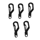 10x Outdoor Camping Climbing Snap Clip Hook Buckle D Ring Carabiner Keychain