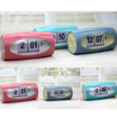 Auto  Clock Modern Flap Table Clock  Page Digital Alarm Clock Red
