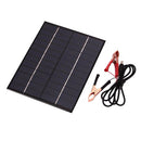 5.5W Solar Panel 12V 12 Volt Battery Charger for RV, Boat, Gate Emergency