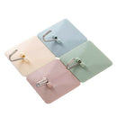 5X(Plain Square Nail-Free Strong Viscose Hook Kitchen Wall Non-Mark Hook B L3T9)