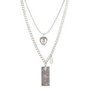 Punk Multi Layer Chunky Choker Necklace Pendant  Women Men Jewelry GiftsJCAUJ Gw