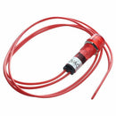 Neon Indicator Pilot Signal Lamp Red Light AC 250V w2 Wires G9N4