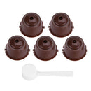 5Pcs Reusable Refillable Capsules Pods For Nescafe Capsula Machines Maker N