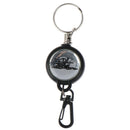1 Pcs Wire Rope Keychain 60cm Badge Reel Retractable Recoil Anti Lost Ski P BX