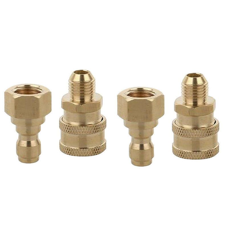 4-Piece Quick Connect Coupler Adapter Car Clean Washing Pressure Washer