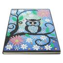 DIY Owl Special Shaped Diamond Painting 50 Page A5 Sketchbook Notebook Gift
