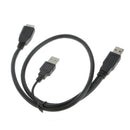 USB 3.0 A Male To Micro USB 3.0 Y Cable For Mobile HDD