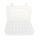 Transparent Plastic Grid Box Storage Organizer for Display Collection with