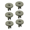 6x F / AEG Favorit Bottom Wheel Plastic Dishwasher Kits,