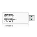 KWS-V30 6 in 1 USB Tester DC Voltage Power Timing Capacity Detector (White) A