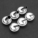 6pcs 2/3/5/7/8/10mm 45 Degree Bent Hot Air Guns Nozzles for 861DW Soldering
