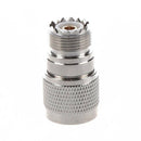 5X(Straight N Male to UHF SO-239 Female Jack Coax Adapter Connector Q7Z5)