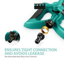 Lawn Sprinkler, Automatic 360 Rotating Sprinklers For Garden, Adjustable Ir
