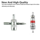 Valve Stem Installer HD Chrome Tool Puller Car Tire Core Repair AU Plug Rem H3Q2