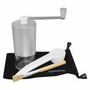 Portable Manual Coffee Bean Grinder Mill Brush and Spoon Kitchen Grinding T
