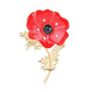 Flower Rhinestone Pins Brooches Clothes Lapel Jacket Shirt Badges Ornaments
