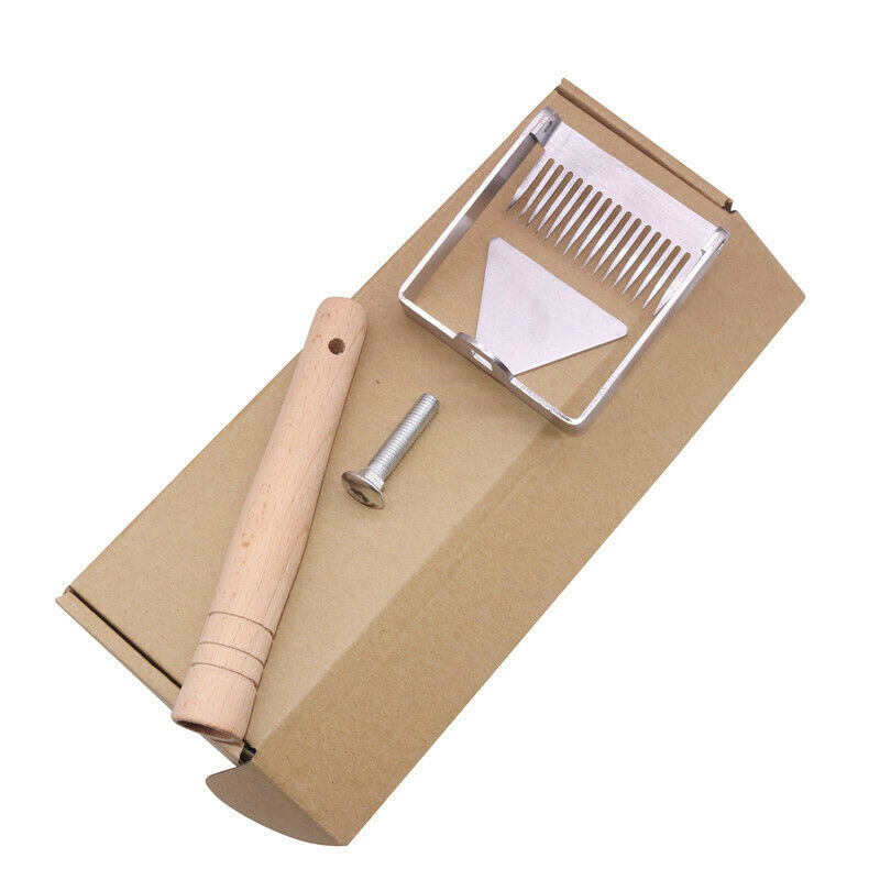 2 Pcs/Lot 2 in 1 Cut Honey Fork Scraper Beekeeper Apiary Beekeeping Tools M