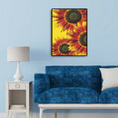 Flower 5D DIY Full Round Drill Diamond Painting Cross Stitch Crafts (B2363)