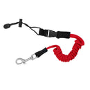 2x Elastic Kayak Canoe Paddle Leash Safety Secure Lanyard Coiled Cord Rope 140cm