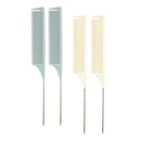 4Pcs Weaving Highlight Comb Hair Salon Dyeing Combs Hairdressing Tools