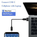 Usb C To Usb Male Adapter, Mini Hi-Speed Usb C Female (Type-C) To Usb A Mal