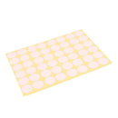 15 Sheet/720Pcs 25mm Round Dot Stickers White Circles Circular Sticky Labels
