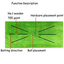 Golf Training Mat for Swing Detection Batting Golf Training Practice Aid Game US