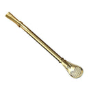 6 Pieces Smooth Stainless Steel Yerba Mate Tea Bombilla Straws Filtered Spo J2S5