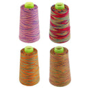 Set Of 4 Rainbow Polyester Cross Stitch Sewing Thread Home Sewing Supplies