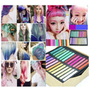 48 Colors Nontoxic Temporary Pastel Square Hair Chalk Dye Soft Pastel Hair Color