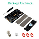 Add on Cards M.2 SSD to U2 Adapter NVME M.2 SSD U2 Card Key M with Black He