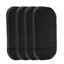 4 PCs Black Magic Sticky Pad Anti Slip Mat Car Dashboard for Cell Phone
