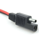 5 PCS SAE Power Automotive Extension Cable 18AWG 300mm